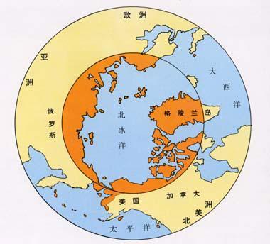 北极圈纬度图片