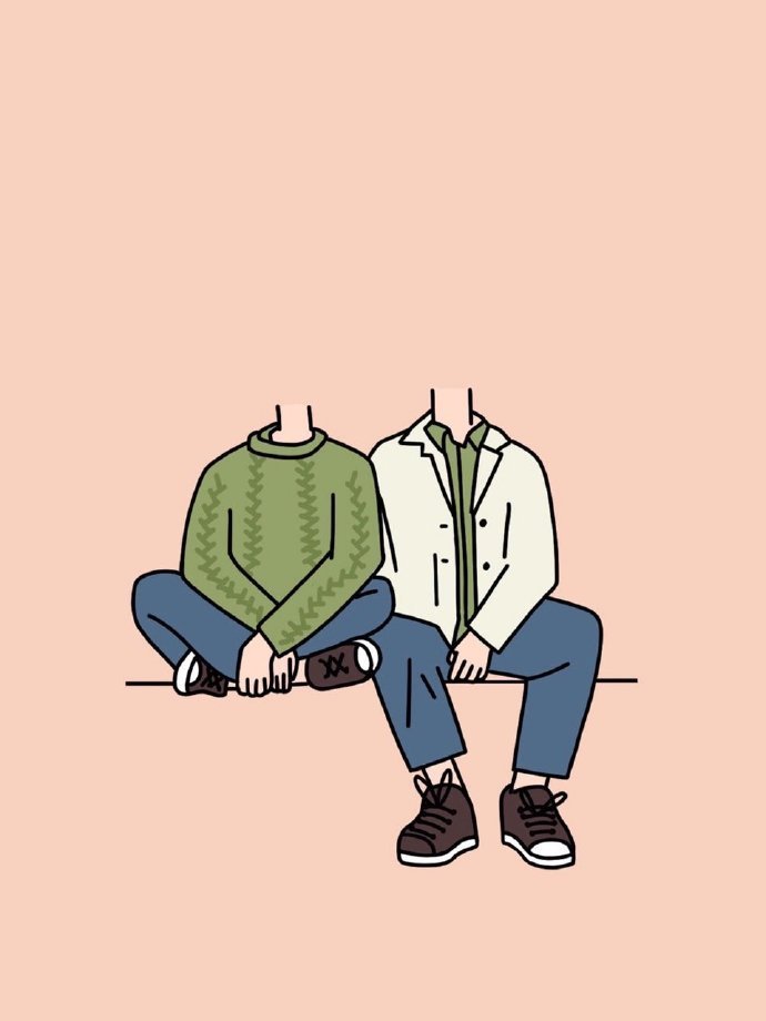 头像情侣抠图素材很可爱啊