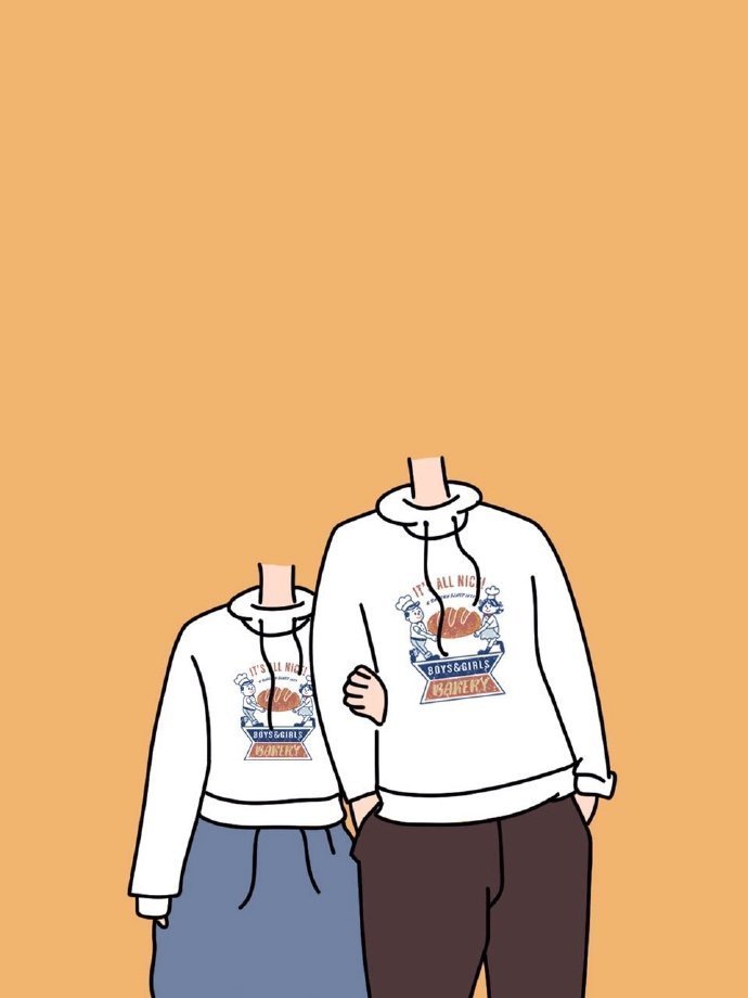 头像情侣抠图素材很可爱啊