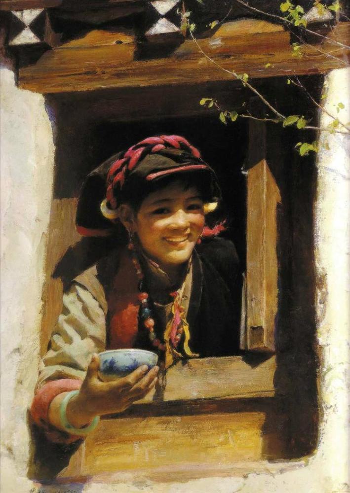 格调清新,用笔准确——旅美艺术家张文新油画人物作品欣赏_腾讯新闻