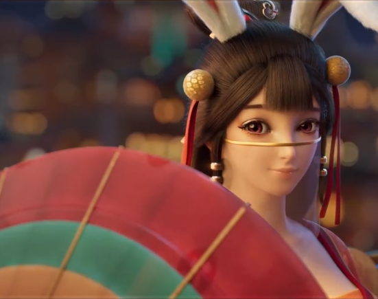 王者荣耀3d动漫英雄造型公孙离和杨玉环最美裴擒虎最可怜