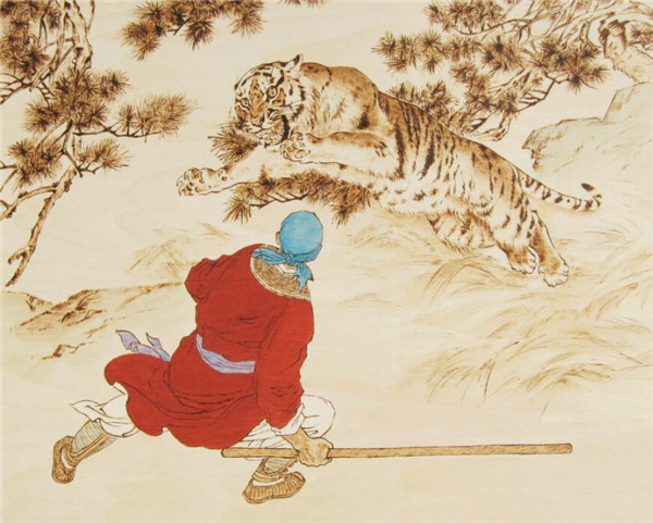 难怪全散给猎户|武松打虎|武松|景阳冈|水浒传|老虎|县令