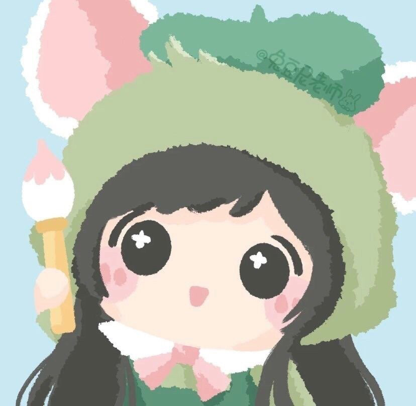 卡通女孩头像可爱的你快点用起来吧