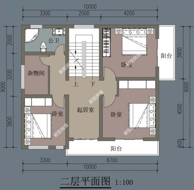 寬9米,長11米,農村自建房該怎麼設計?