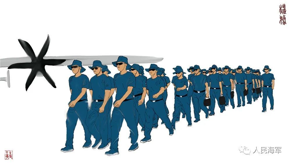 一组手绘漫画,带你了解机务兵67