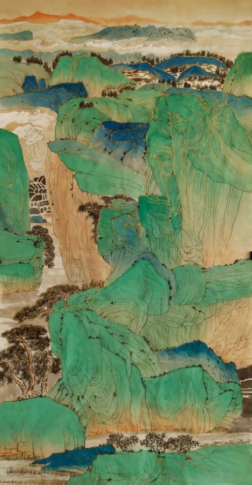 青山绿水 钟灵毓秀——罗晓东国画作品欣赏_腾讯新闻