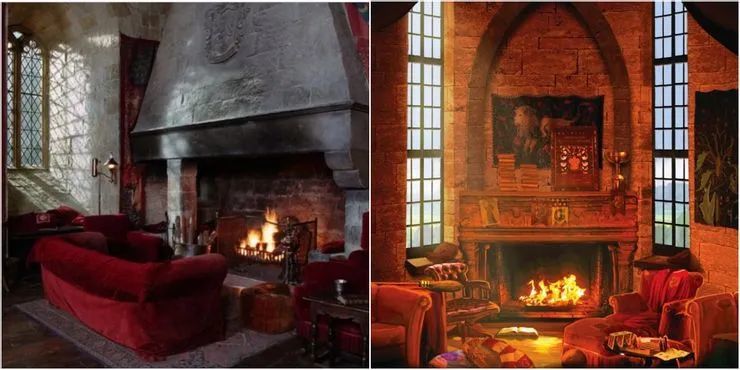 《哈利波特》系列电影中,许多场景都发生在格兰芬多的公共休息室里.