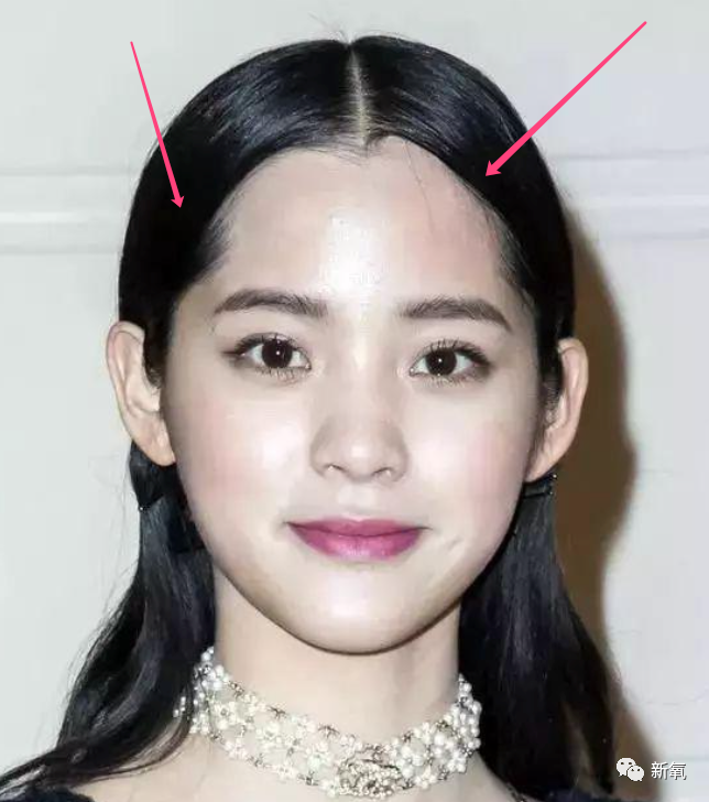 比如说,一看这个发际线,大噶就知道是欧阳娜娜要知道,发际线也是人脸