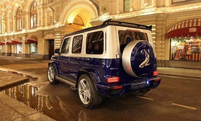 amg g63迈巴赫版惊艳亮相,堪称行走的"钞票"!