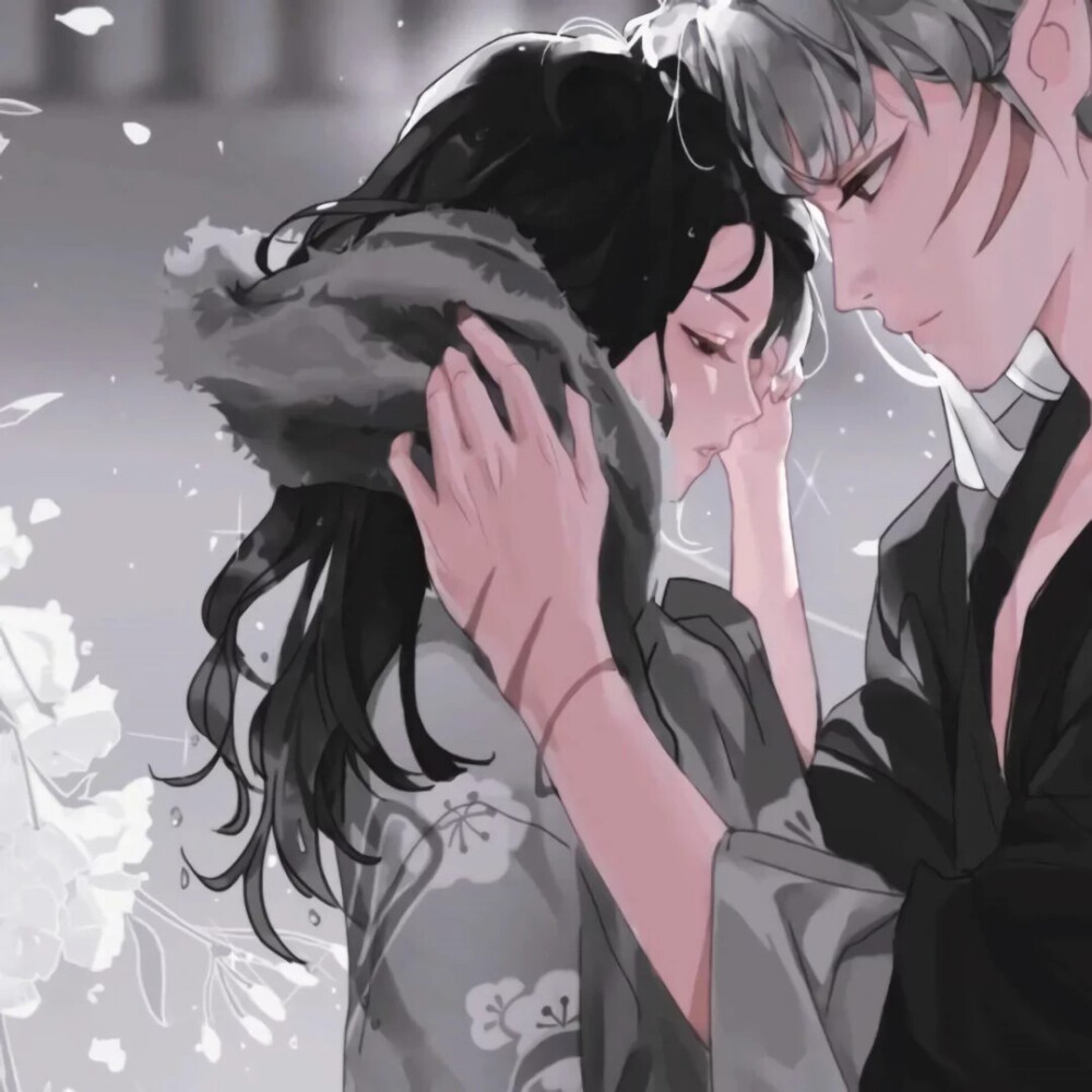 甜丧低糖动漫情侣头像同是寒窗苦读怎能甘拜下风