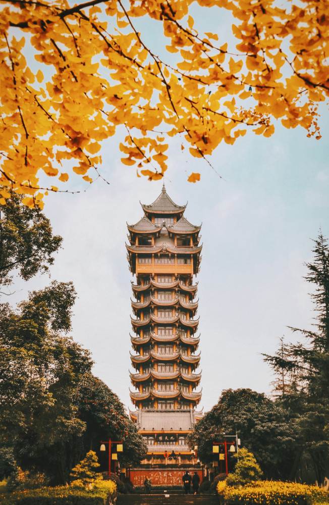 锦绣天府第一楼成都塔子山公园