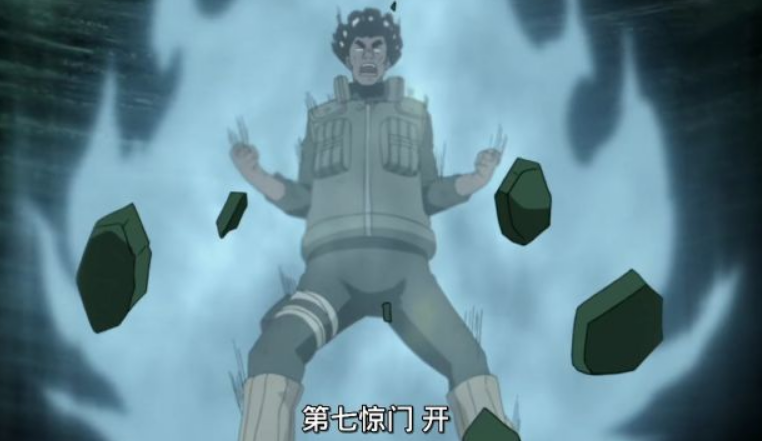 火影忍者开启第七惊门的迈特凯能不能吊打四代雷影