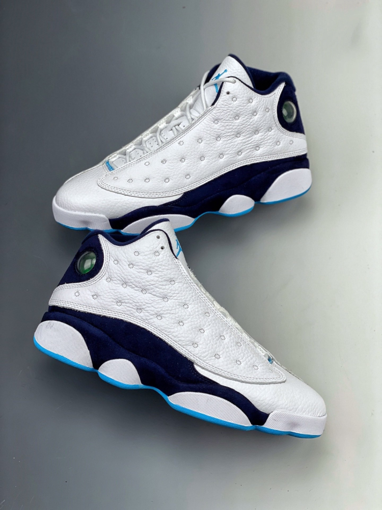 全新配色airjordan13darkpowderblue黑曜石