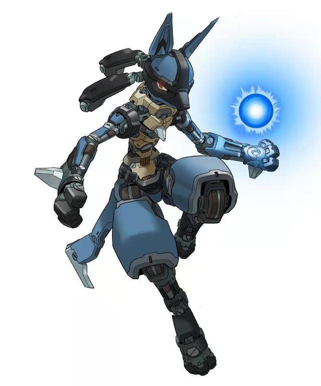 宝可梦的另类机器风多龙巴鲁托是原型路卡利欧手撑波导弹