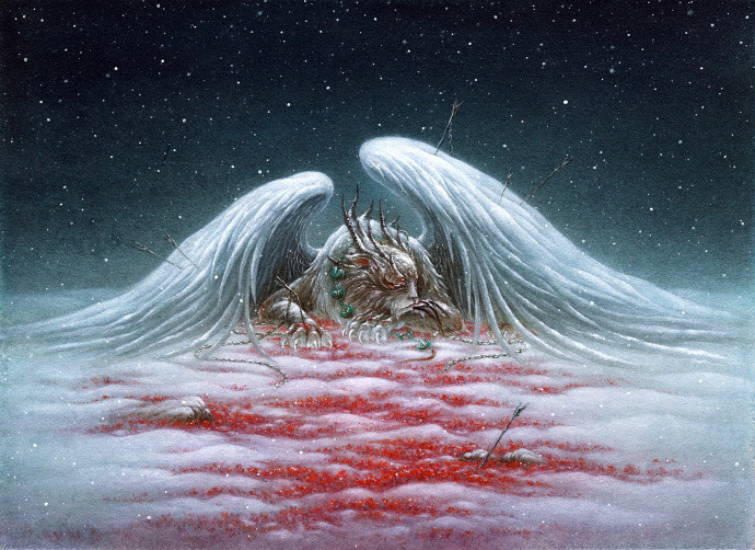 国风插画|来自中国画师杉泽笔下的中国百鬼,山海经,壁纸头像