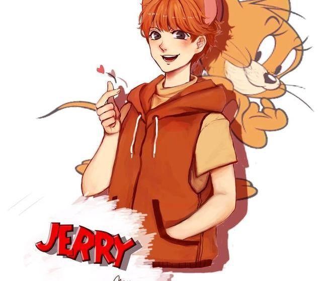 猫和老鼠全员拟人化汤姆猫高冷帅气杰瑞变成英俊小正太