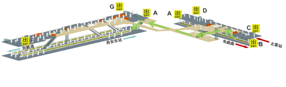 收藏西安地铁新线换乘攻略来啦