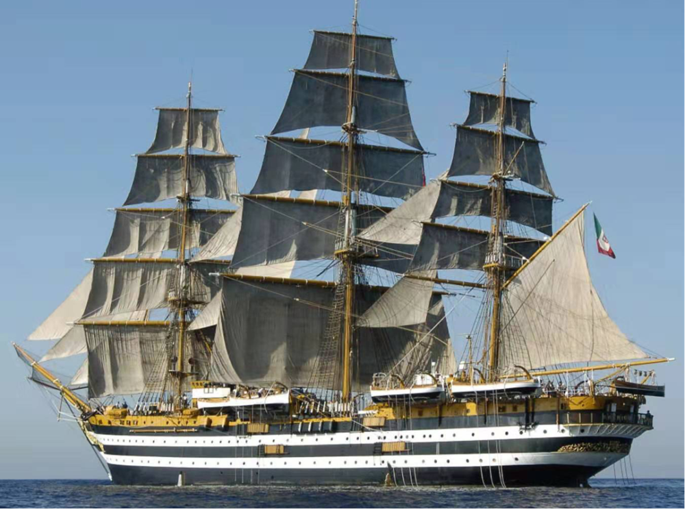 意大利海军90岁高龄的风帆战列舰,熬没了一代又一代的先进战舰_腾讯
