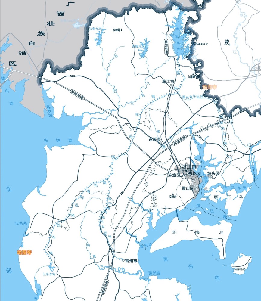 这条运河大名鼎鼎,就是雷州青年运河.