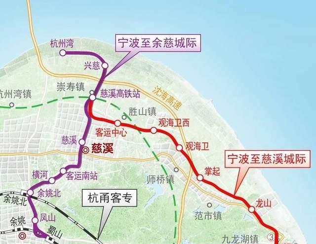 重磅宁波至慈溪市域郊铁路工程终于来了