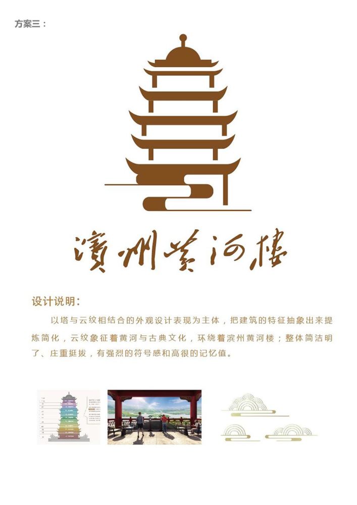 滨州市民请留言为城市地标建言献策黄河楼景区牌匾logo设计意见征集