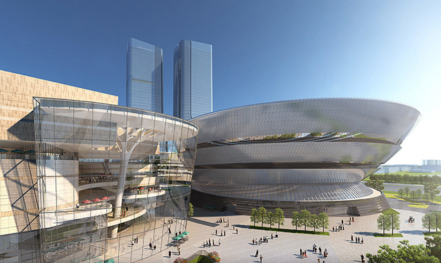 大,小陀螺建筑设计很惊艳,大魔方演艺中心堪称成都标志性建筑!