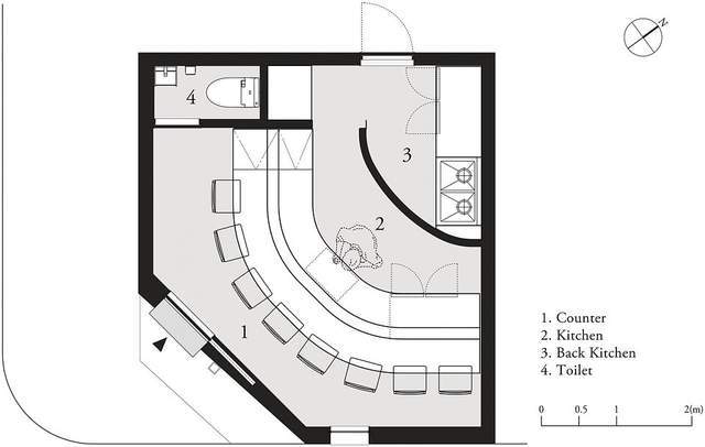 一间干洗店改造的20㎡餐厅颜值功能两不误
