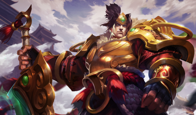 先说一说亚瑟的原型是英雄联盟中的盖伦.