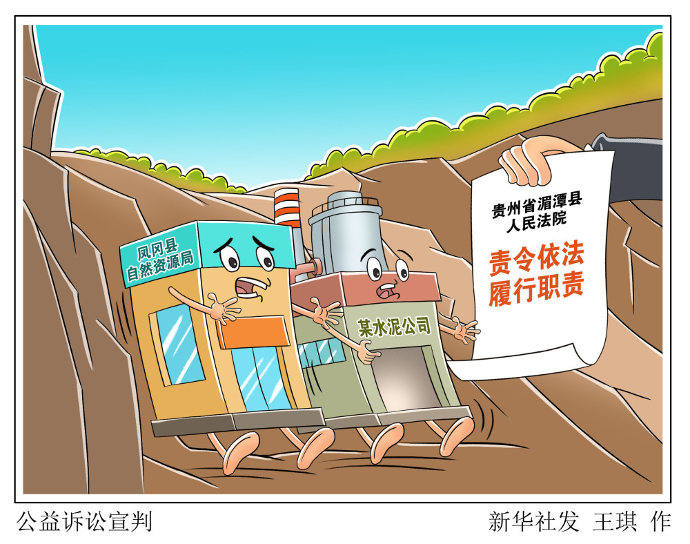 图表漫画法治公益诉讼宣判