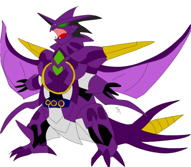 ooo恐龙联组的精灵形象应该是最帅气的,融合的宝可梦是超级班基拉斯