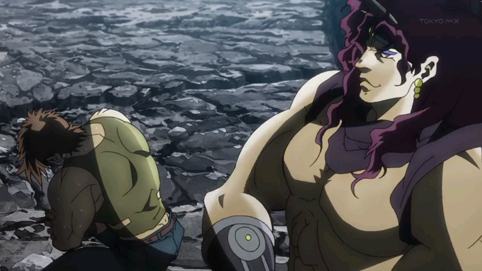 卡兹可不是一般的角色,他是在第二部jojo中登场的boss.