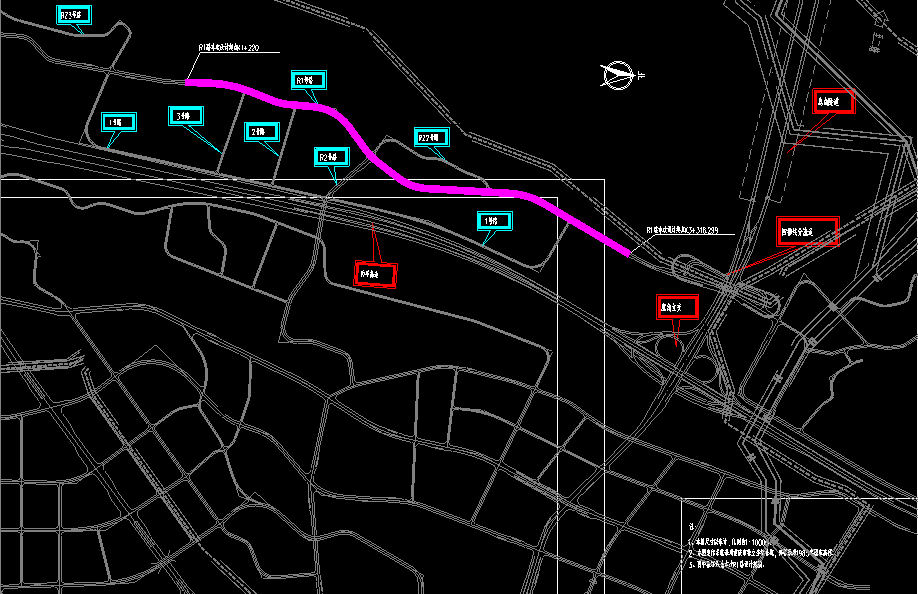 r1路的兩頭分別為去年開工的燕尾山隧道和將要開工的鹿角隧道,其中