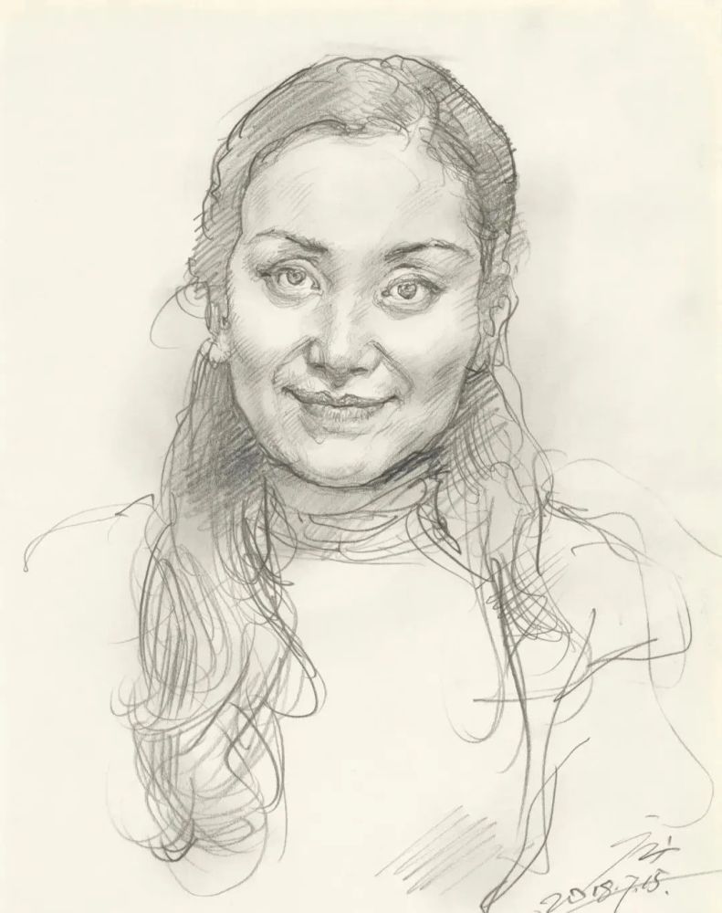 庞茂琨纸本素描速写系列作品