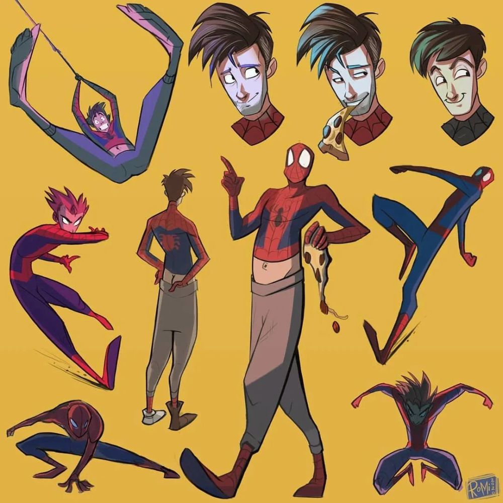 插画师极具夸张表情的动漫设计romitempest