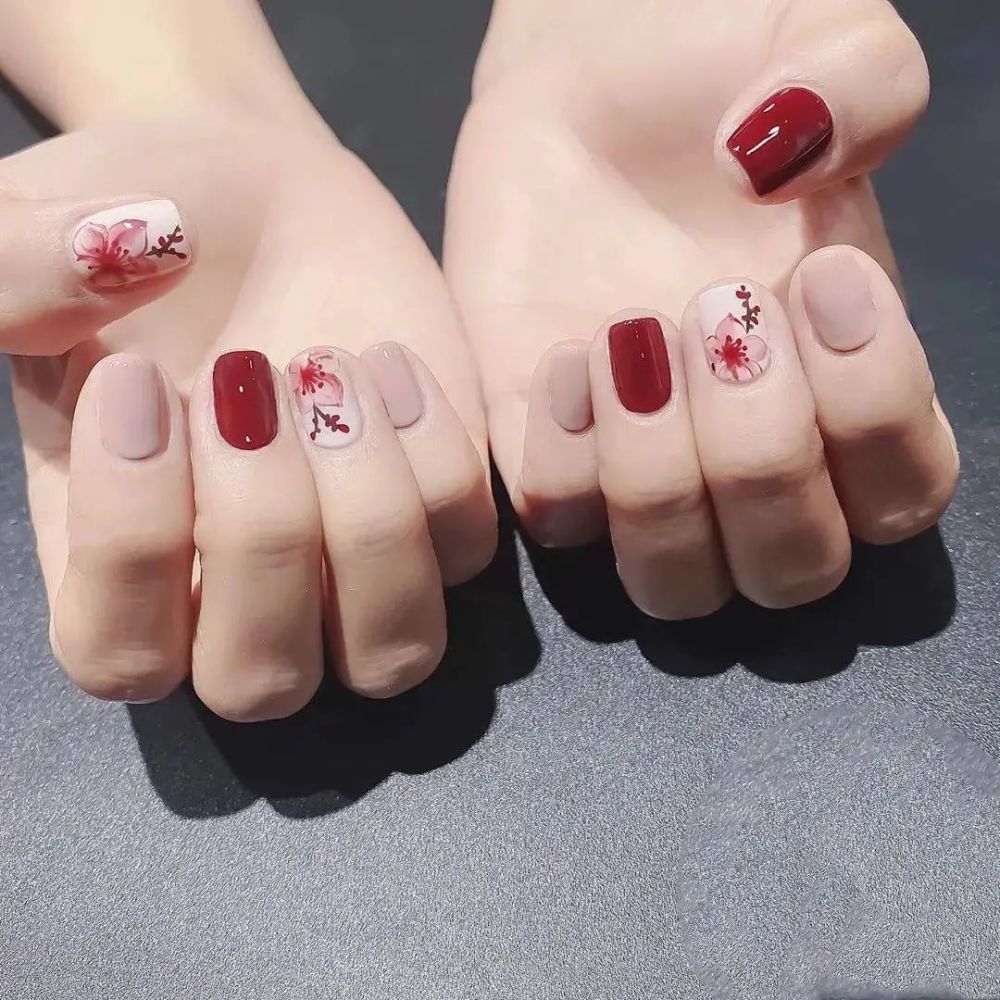 最全红色系美甲红红火火过大年