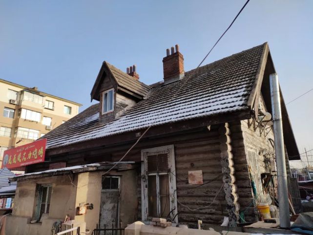 大连唯一一座保存下来的俄式建筑木刻楞_腾讯新闻