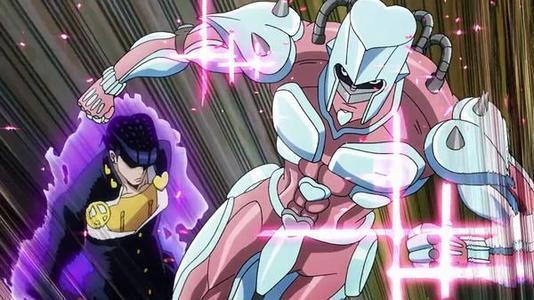 top8疯狂钻石第四部主角东方仗助的替身疯狂钻石是一个可以修复形式