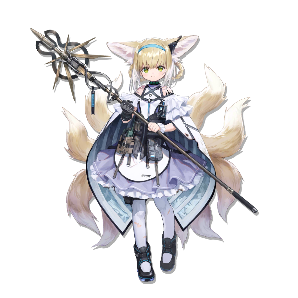 明日方舟:初始立绘比精二更加优秀的六星干员 很适合当秘书干员_腾讯