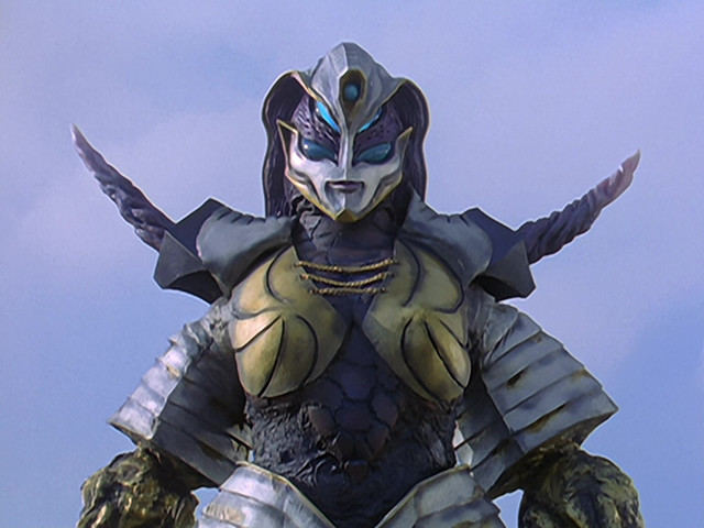 图片:结局:被迪迦的迪拉修姆光流击中消灭技能:额头部的光弹发射口能