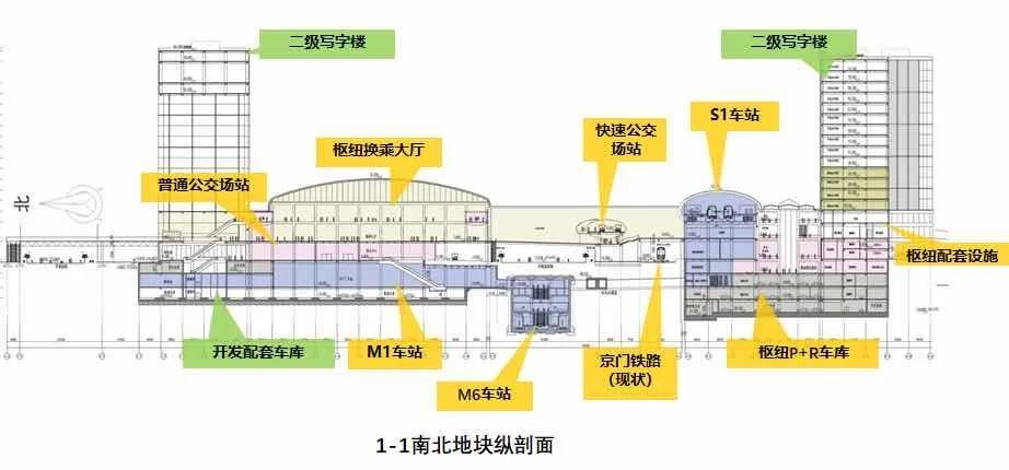 苹果园综合交通枢纽初露真容年底将实现三线换乘