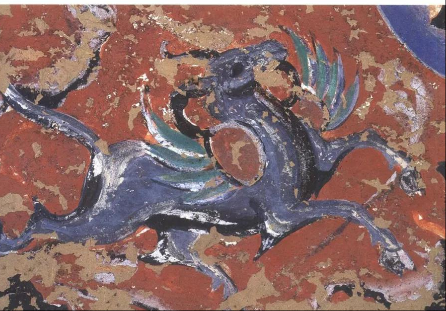 敦煌壁画中的天马_腾讯新闻