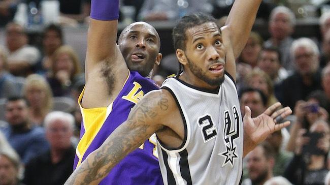 伦纳德有资格和巅峰科比单挑吗?对比后,发现有人被高估了!_腾讯新闻