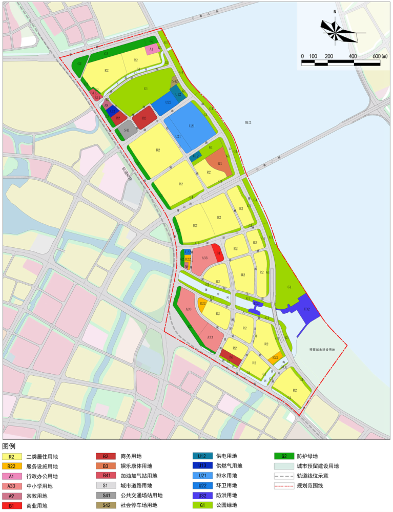 市自然资源与规划局官网综合交通方面,该片区城市道路等级分为快速路