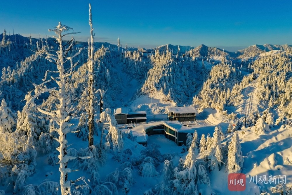 组图|雪国韵致龙苍沟 打卡冰雪童话世界