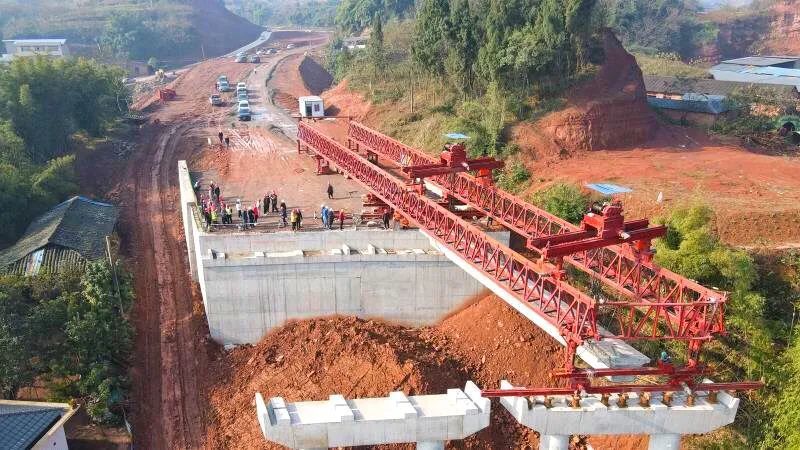 泸州至宜宾将再添一条快速通道国道353江阳区段开始架梁2022年底通车