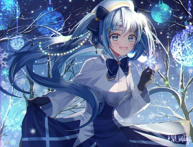 打光學習p站初音未來雪未來2021壁紙特輯