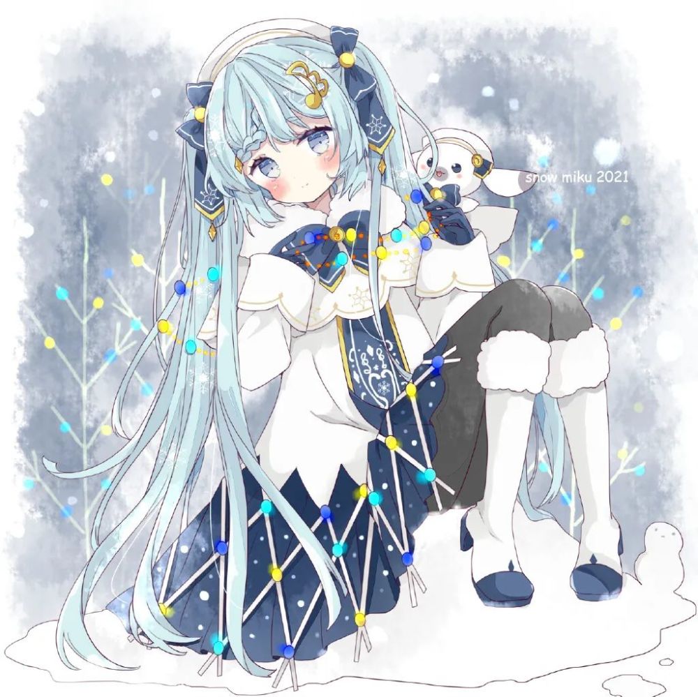打光学习p站初音未来雪未来2021壁纸特辑