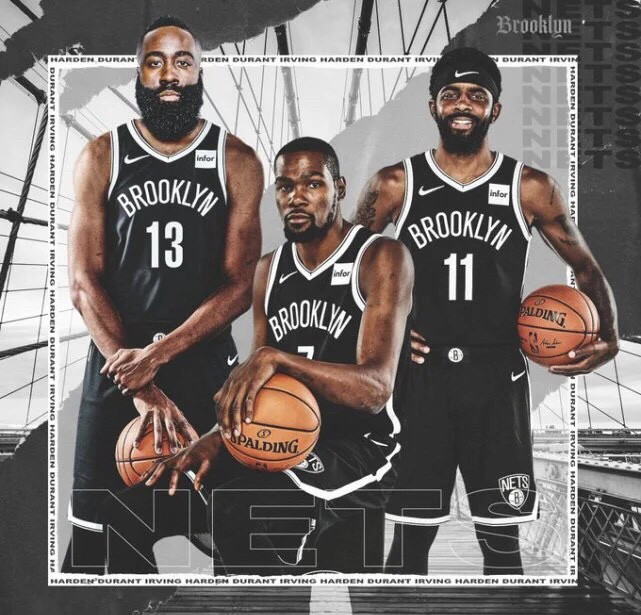 篮网三巨头已组建那么给他们取个什么组合名字好呢三个火枪手可好