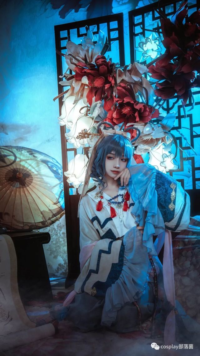 Cos 东方project霍青娥cos正片 钰 Phx Cosplay 霍青娥 何仙姑 异常 青娥