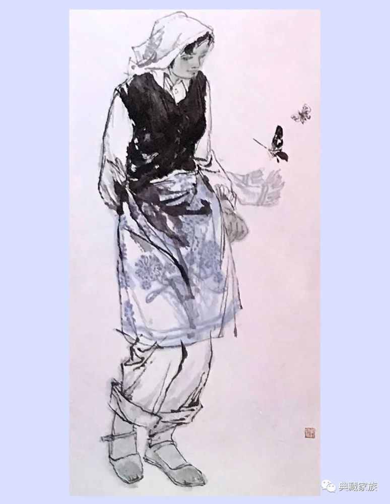 人生俱有天真事:国画人物艺术作品